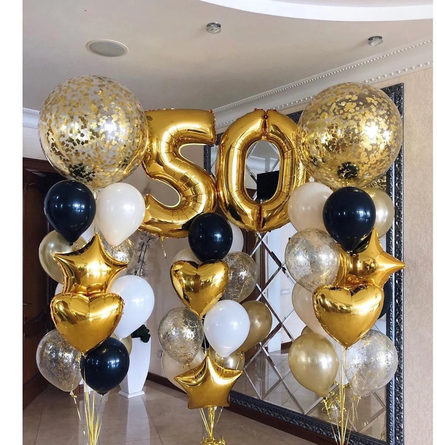 4 Helium Balloon Bouquets